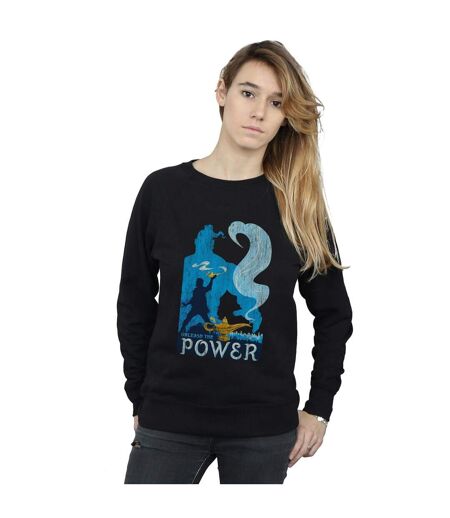 Disney - Sweat ALADDIN MOVIE UNLEASH THE POWER - Femme (Noir) - UTBI5439