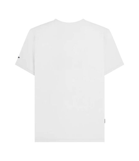 T-shirt Motif/style Rayure De Course Homme Blanc Bleu Marine Bleu Foncé Lambretta