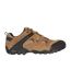 Mens curlews waterproof suede walking shoes dark beige Mountain Warehouse