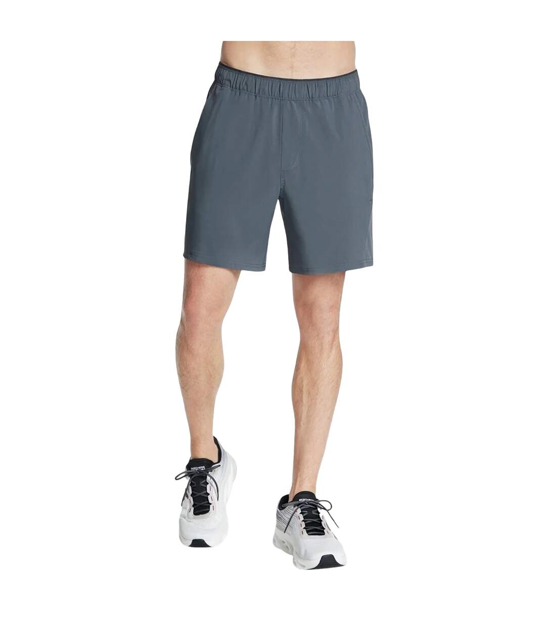 Mens Premier Shorts Black Charcoal Skechers-3