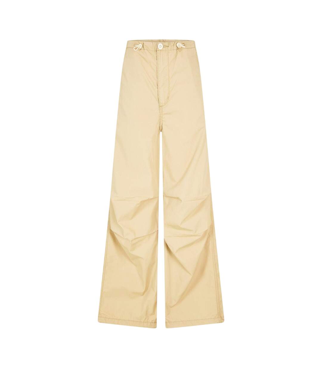 Womens/ladies Wide Leg Parachute Pants Safari Levis-2