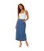 Jupe Mi-longue Tessa Femme Bleu Vero Moda-3