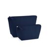 Bagbase Felt Accessory Bag (Navy) (18cm x 9cm x 19cm)
