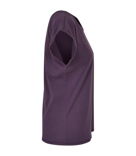 T-shirt Femme Violet Foncé Build Your Brand