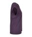 T-shirt Femme Violet Foncé Build Your Brand-4