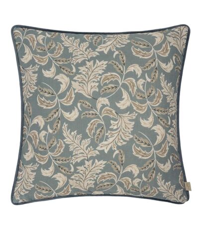 Evans Lichfield Chatsworth Topiary Piped Throw Pillow Cover (Petrol/Mink) (43cm x 43cm) - UTRV3039