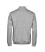 Mens Full Zip Athletic Cardigan Heather Grey Tee Jays-2