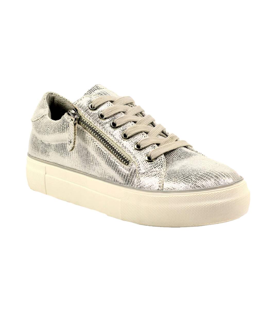 Baskets Femme Argenté Lunar-1