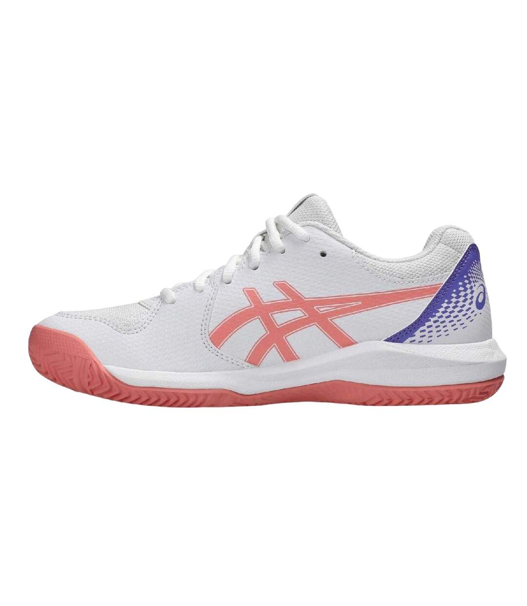 Baskets Gel Dedicate Femme Blanc Rose Asics-2