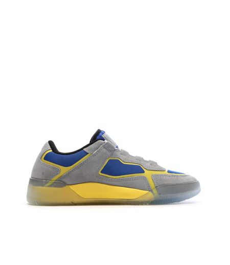 Baskets gris/bleu/jaune homme dc shoes metric x hongo