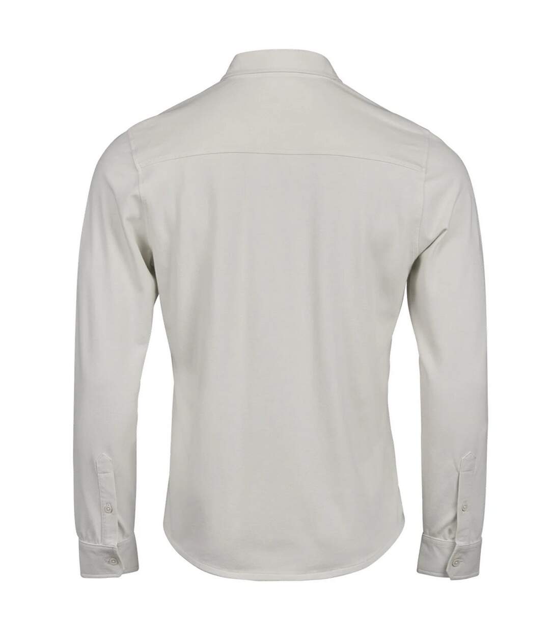 Mens Luxury Stretch Organic Long-sleeved Shirt Cement Tee Jays-2