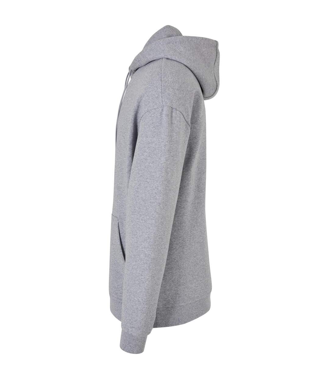 Sweat À Capuche Homme Gris Chiné Build Your Brand-4
