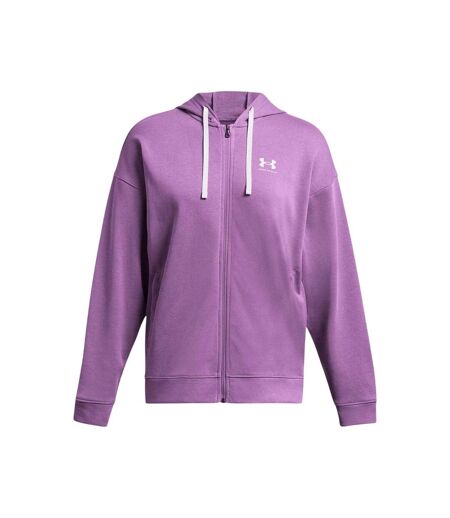 Veste À Capuche Rival Terry Femme Violet Under Armour