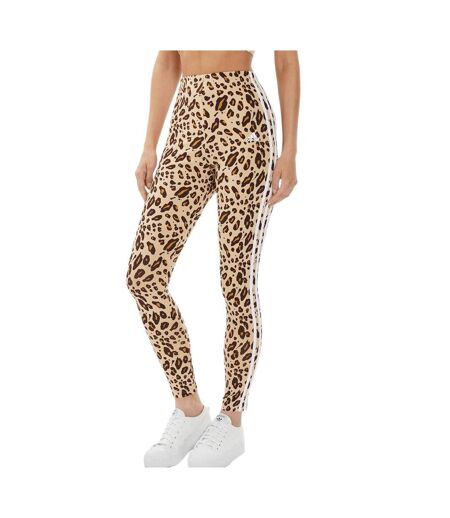 Legging beige/marron femme adidas anml