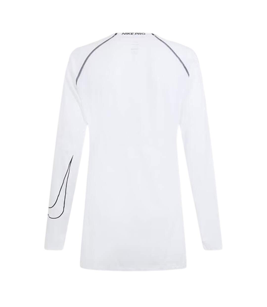 Haut Thermique Manches Raglan Motif/style Contrasté Pro Homme Blanc Nike-2
