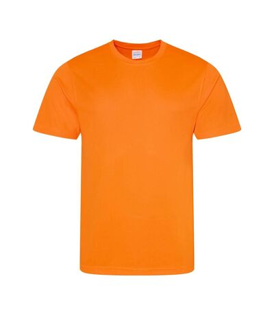 AWDis Just Cool Mens Performance Plain T-Shirt (Electric Orange) - UTRW683