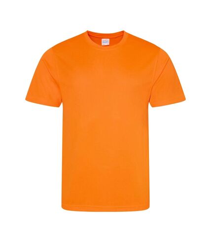 AWDis Just Cool Mens Performance Plain T-Shirt (Electric Orange) - UTRW683