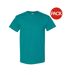 Lot de 5  t-shirts manches courtes hommes bleu clair chiné Gildan-1