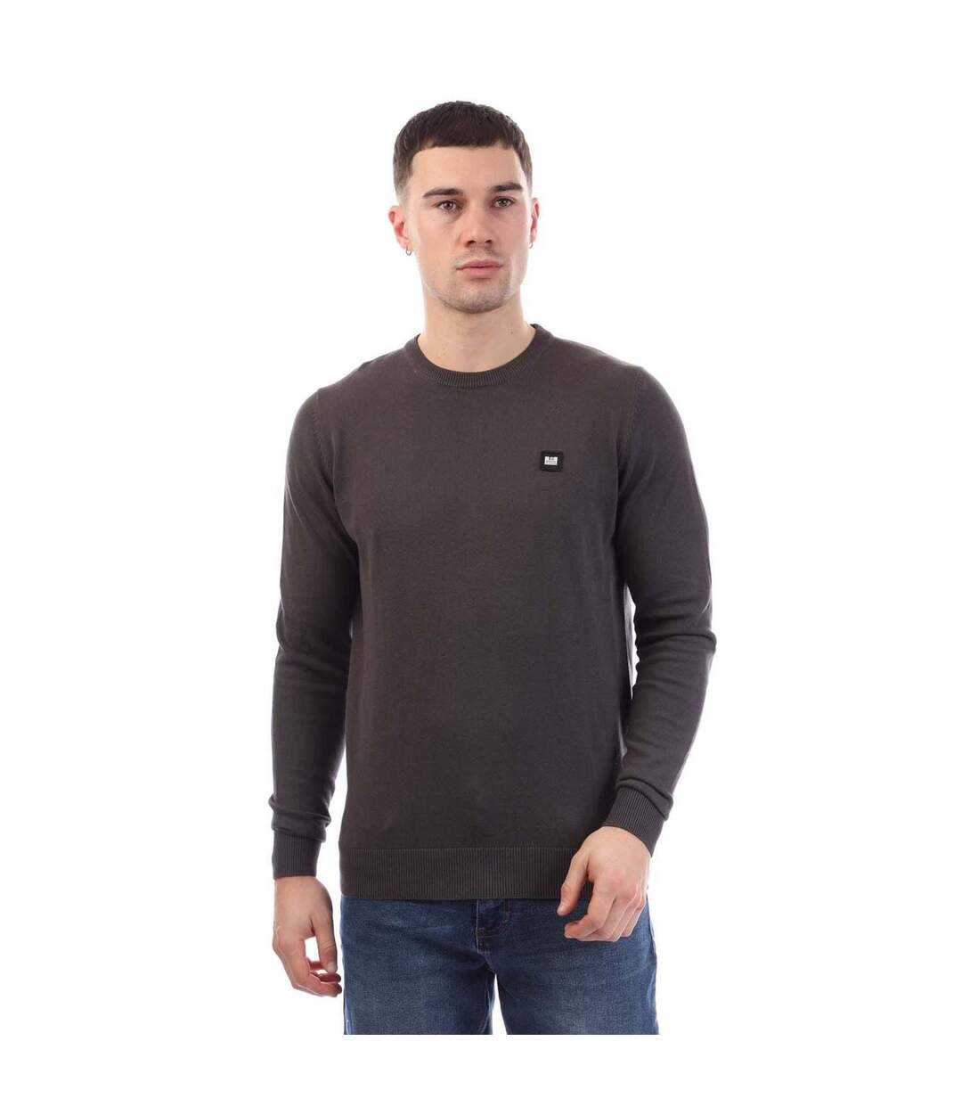 Mens Argentina Cotton Sweatshirt Charcoal Weekend Offender-2