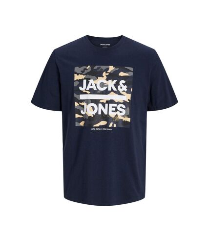 T-shirt Marine/Orange Homme Jack & Jones 12263408 - S