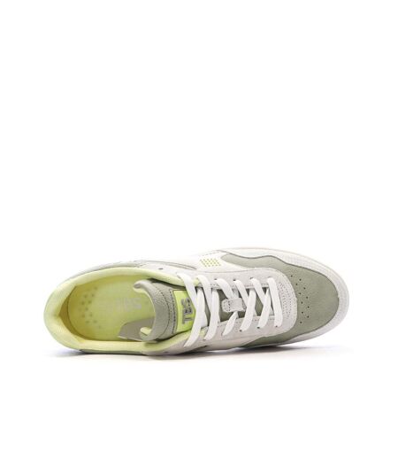 Baskets crème/verte homme tbs almerio