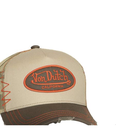 Casquette trucker avec filet adulte effet usé et patch brodé Used Vondutch