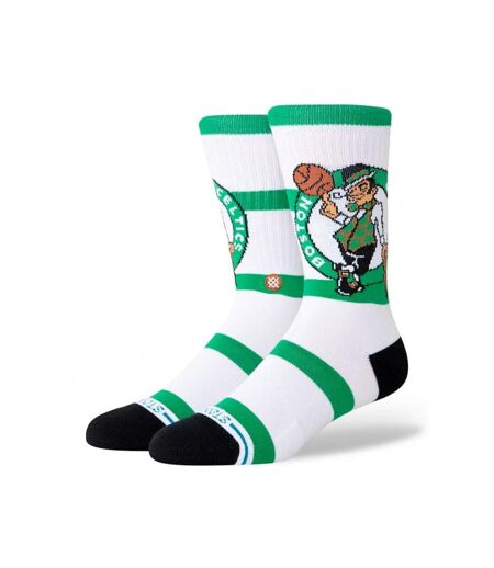 STANCE Chaussettes Homme Coton PREP BOS Blanc Vert NBA