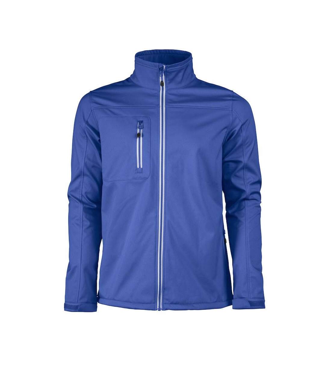 Mens Vert Soft Shell Jacket Blue Printer RED-1