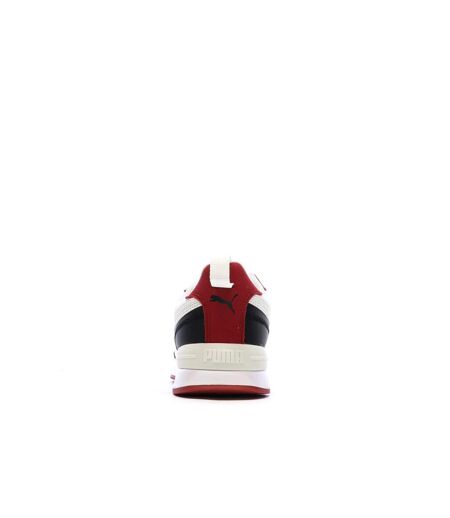 Baskets blanches/rouges homme puma r78