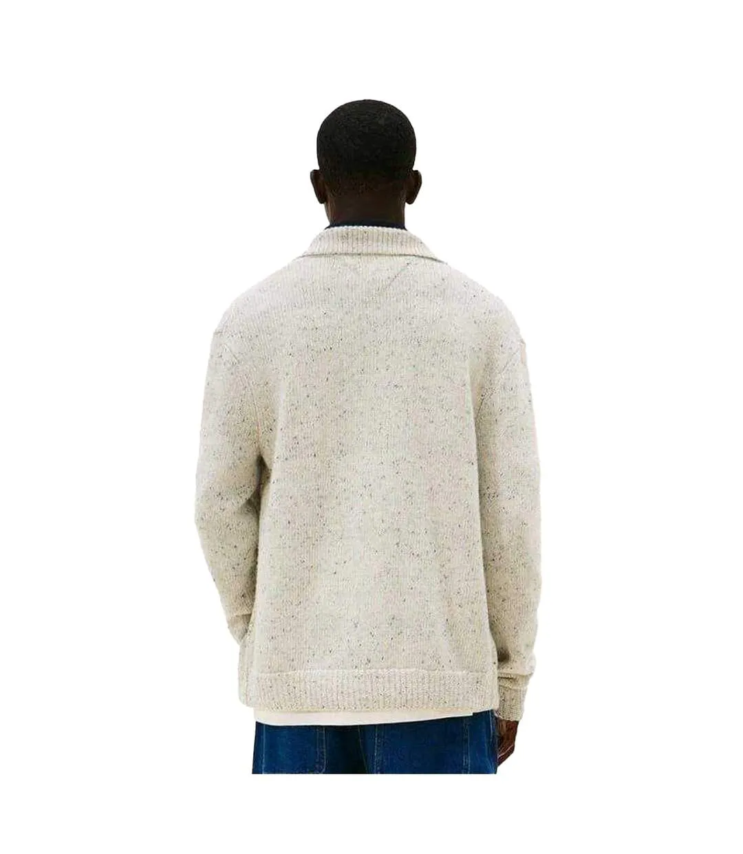 Mens Cardigan Black Marl Tommy Jeans-2