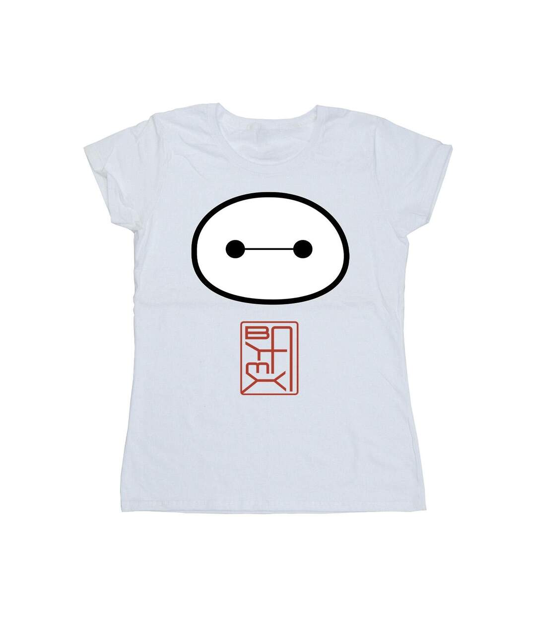 Disney - T-shirt BIG HERO BAYMAX ICON - Femme (Blanc) - UTBI13179-1
