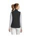 Womens/ladies Rallye Softshell Sleeveless Gilet Black SOLS-2