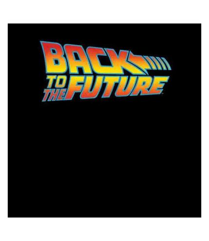 Back To The Future Unisex Adult Vintage T-Shirt (Black)