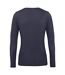 B&C - T-shirt manches longues INSPIRE - Femme (Bleu marine) - UTBC4001