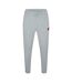 Mens Logo Cuffed Jogging Bottoms Grey Hugo Boss-1