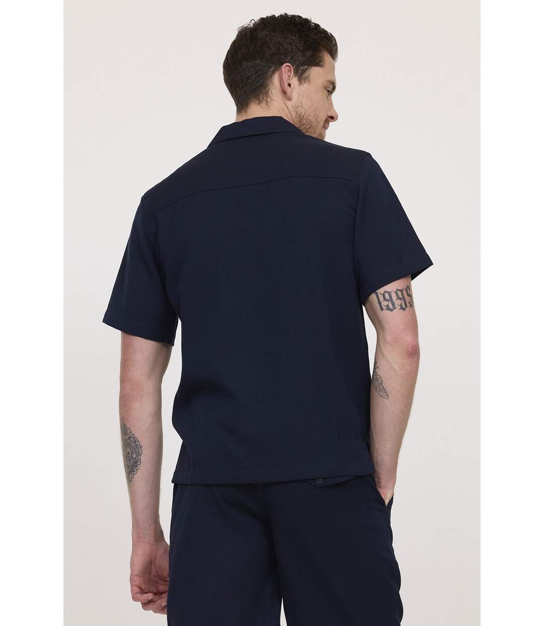 Chemise DUCKER Bleu marine-3