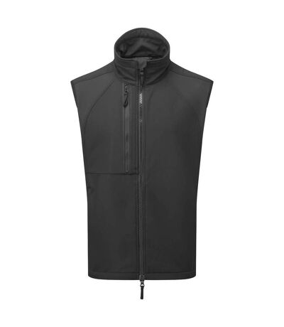 Mens wx2 eco 2 layer softshell body warmer black Portwest