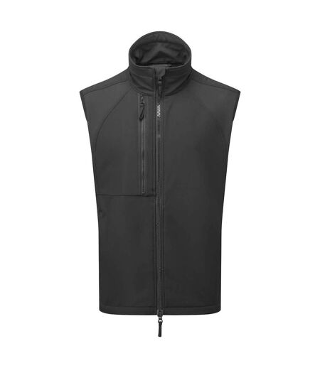 Mens wx2 eco 2 layer softshell body warmer black Portwest