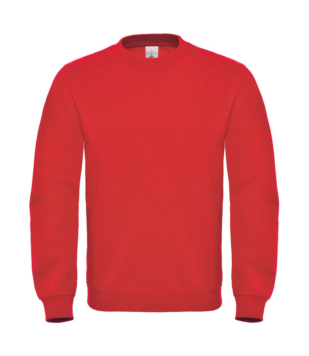 Mens id.002 cotton sweatshirt red B&C