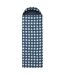 Mid Season Checked Left Zip Sleeping Bag One Size Dark Blue Mountain Warehouse-3