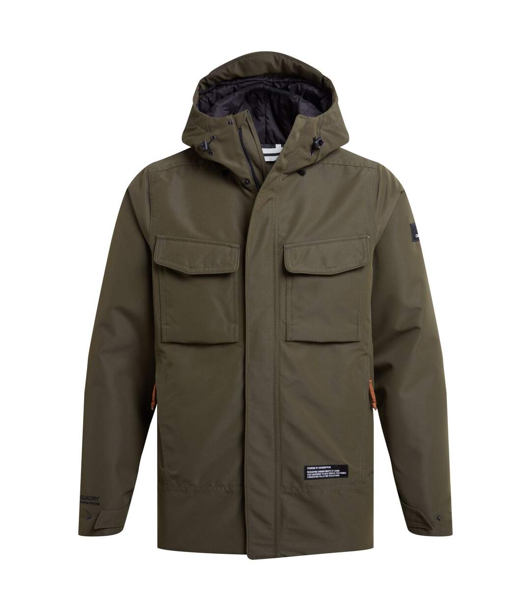 Veste imperméable arche homme vert forêt Craghoppers-1