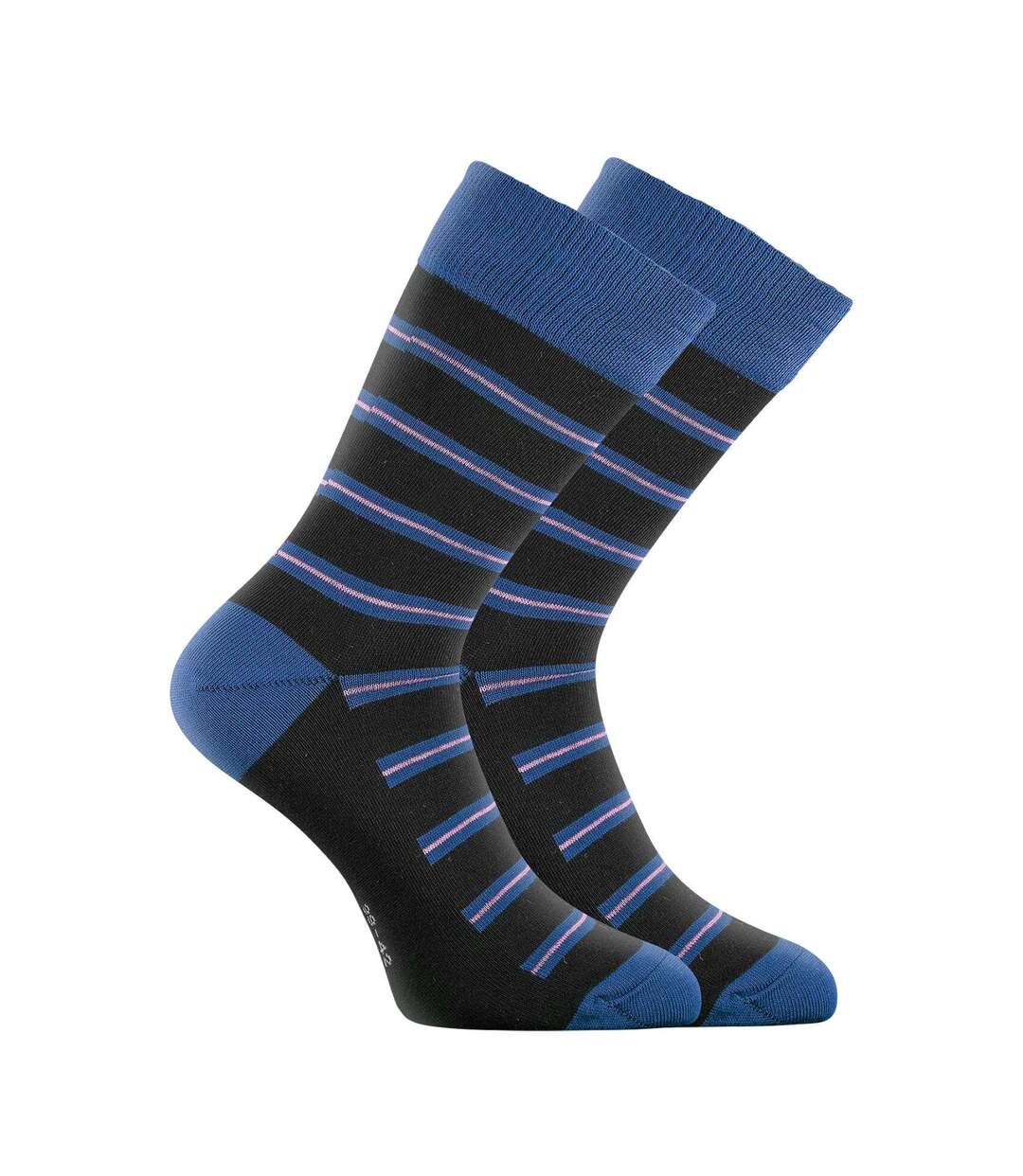 Lot de 6 paires de chaussettes de ville Town AD Serge Blanco-5