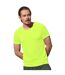 T-shirt Raglan Hommes Jaune Stedman-1