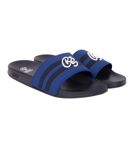 Claquettes Hamlax Homme Bleu Marine Bleu Crosshatch