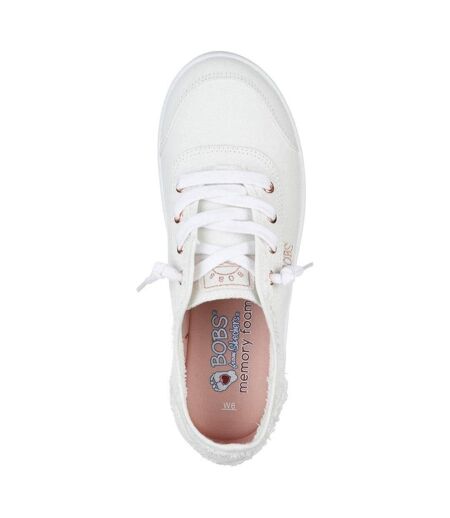 Womens/ladies bobs b cute shoes white Skechers