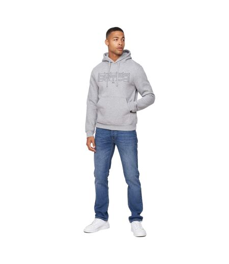 Sweat À Capuche Scouts Homme Gris Chiné Crosshatch