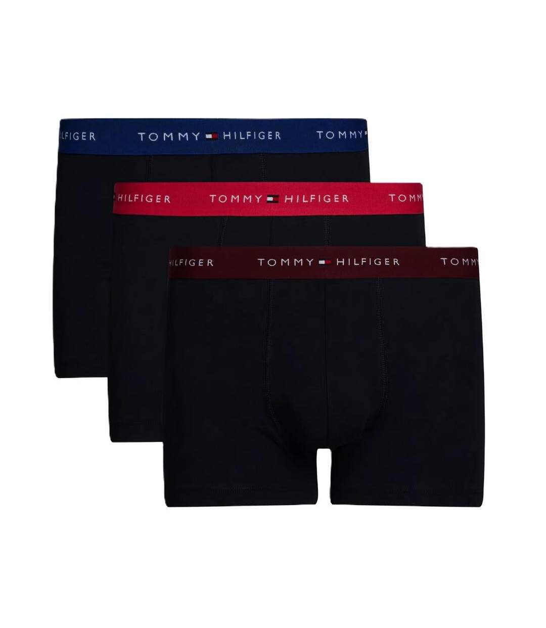 X3 Boxers Noir/Rouge Homme Tommy Hilfiger UM0UM02763 - XXL