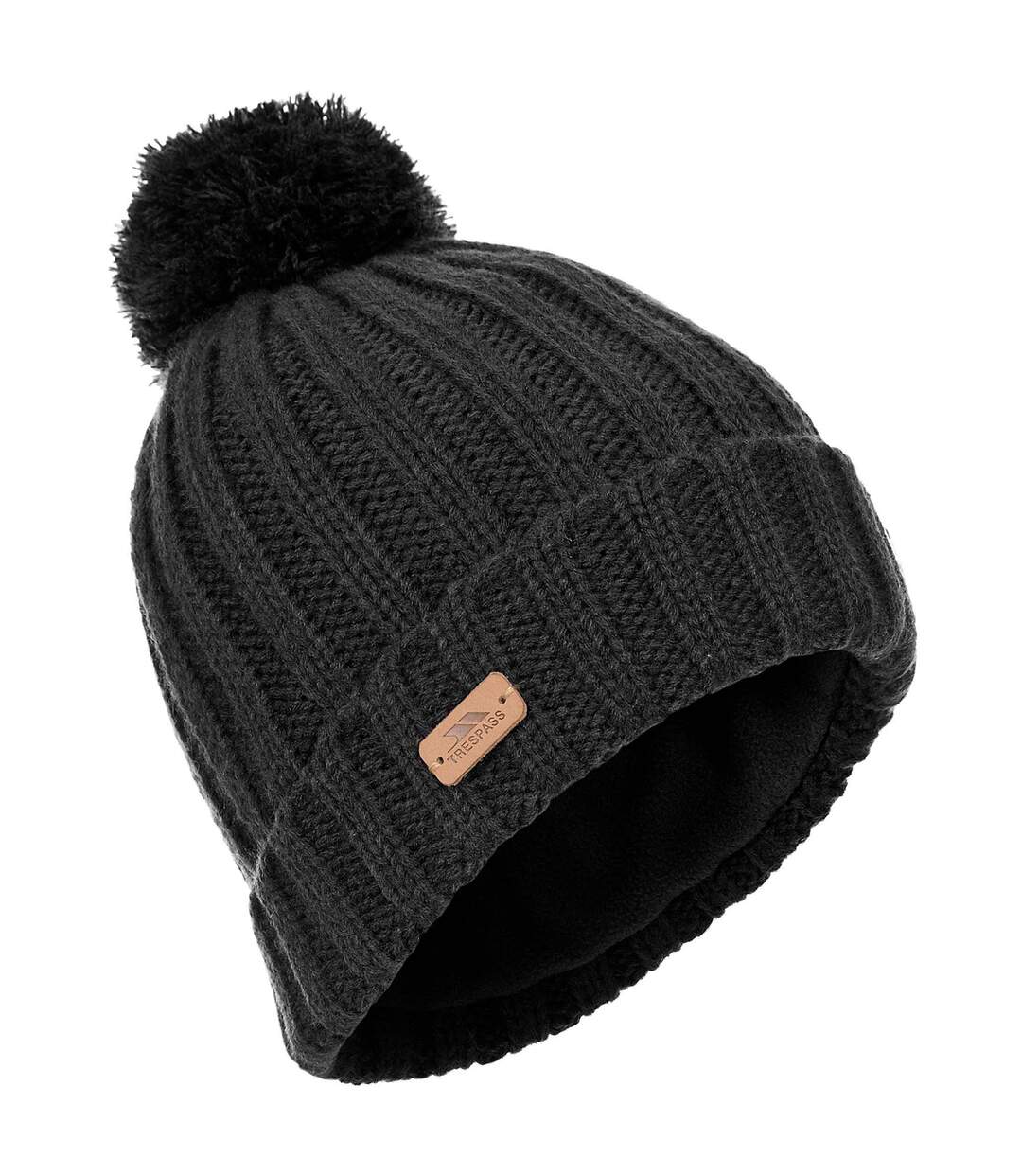 Trespass Mens Thorns Beanie Hat (Black)