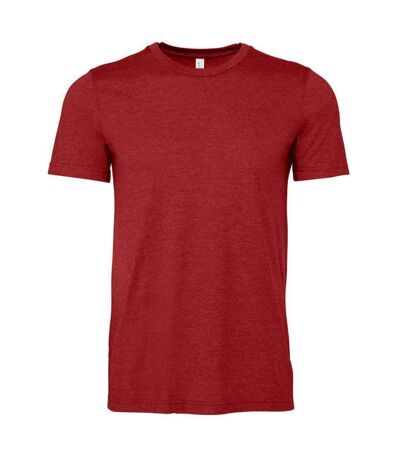 Adults unisex heather cvc t-shirt canvas red heather Bella + Canvas