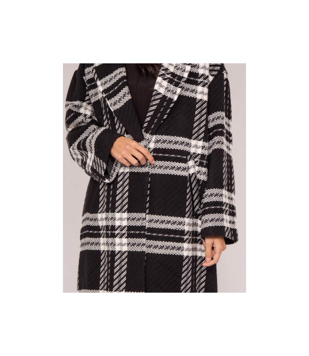 Manteau carreaux URENO - Dona X Lisa-3